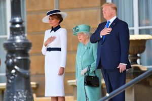 Donald et Melania Trump reçus par Elizabeth II à Buckingham Palace