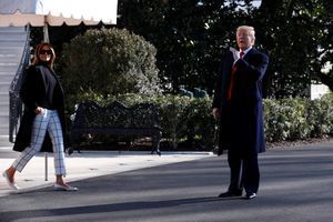 Donald et Melania Trump s'envolent pour l'Inde