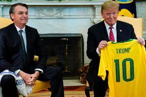 Donald Trump accueille Jair Bolsonaro à la Maison-Blanche