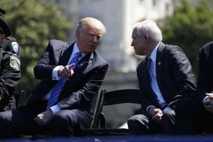 Donald Trump et Jeff Sessions à Washington, en mai 2017.