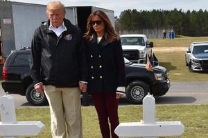 Donald et Melania Trump à Opelika, dans l'Alabama, le 8 mars 2019.