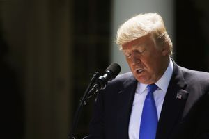 Donald Trump à la Maison Blanche, le 9 juin 2017.