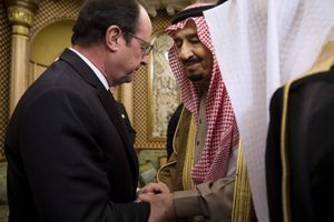 Défilé de condoléances au roi Salman