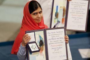 Malala a reçu le prix Nobel de la Paix