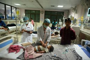 Au moins 64 enfants ont été victimes de la pénurie d'oxygène dans un hôpital indien.