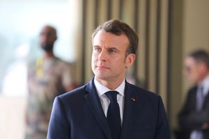 Emmanuel Macron à Djibouti, mardi.
