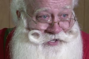 Eric Schmitt-Matzen, le Père Noël dont le témoignage a bouleversé des milliers d'internautes.