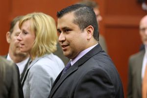 George Zimmerman à l'énoncé du verdict.