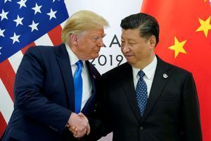 Donald Trump et Xi Jinping lors du sommet du G20 à Osaka, au Japon.