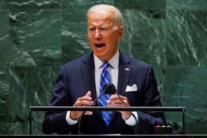 Joe Biden à l'Assemblée générale des Nations unies, le 21 septembre 2021.