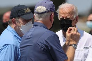 Joe Biden en Louisiane au chevet des victimes de l'ouragan Ida