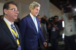 John Kerry dimanche à Charm el-Cheikh, en Egypte.