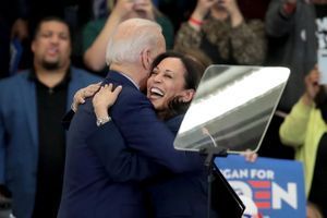 Joe Biden et Kamala Harris le 9 mars 2020.