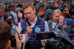 Alexeï Navalny à Moscou, le 30 avril 2018.