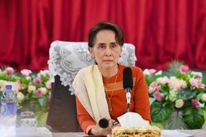 Aung San Suu Kyi en mars 2019.