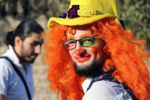 Anas al-Basha, le clown d'Alep, a été tué mardi.
