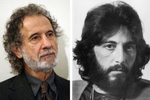Frank Serpico, à gauche, Al Pacino, à droite. 