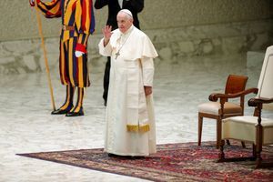 Le pape François au Vatican, le 8 septembre 2021.