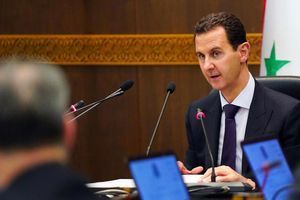 Bachar el-Assad à Damas, le 14 mai 2019.