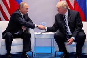 Vladimir Poutine et Donald Trump.