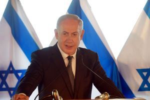 Benjamin Netanyahu lundi 27 juin 2016 lors d'une conférence de presse à Rome. 