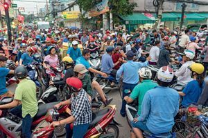 Les scooters ont envahi Saïgon
