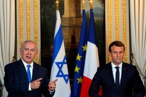 Benjamin Netanyahou et Emmanuel Macron en décembre 2017 à l'Elysée.