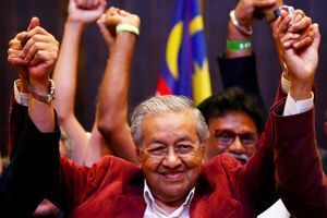 Le nouveau Premier ministre malaisien Mahathir Mohamad, 92 ans.