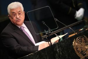 Le président palestinien Mahmoud Abbas à New York, le 22 septembre 2016.