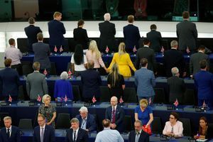 Les députés pro-Brexit ont manifesté leur hostilité à l'Union européenne, le 2 juillet 2019.