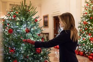Melania Trump dévoile les décorations de Noël de la Maison-Blanche