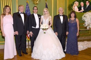 Melania et Donald Trump de sortie pour le mariage du secrétaire au Trésor