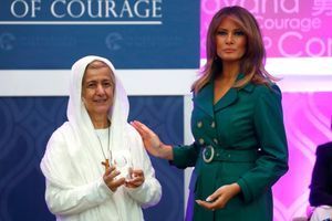 Melania Trump met à l'honneur les "femmes de courage"