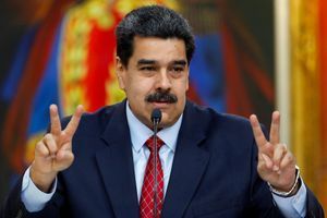 Nicolas Maduro à Caracas, le 25 janvier 2019.