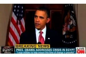 Obama: "Le temps du changement" en Egypte