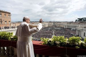 Pâques : le message de paix du pape François
