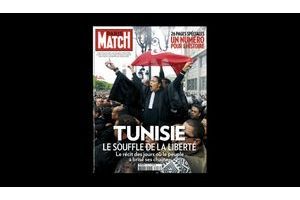  Paris Match tel qu'il sera vendu en Tunisie.