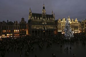 Le centre de Bruxelles, photographié le 23 décembre dernier.