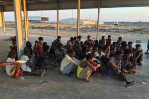 Des migrants sauvés au large de la Libye, le 25 juillet 2019.