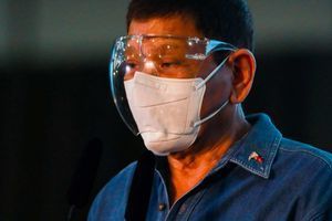 Rodrigo Duterte à Pasay, le 2 octobre 2021.