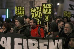 Manifestation à Vienne, en Autriche, en janvier 2020.