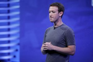 Mark Zuckerberg, PDG de Facebook, à San Francisco le 12 avril 2016. 
