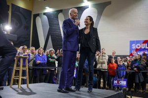 Joe et Ashley Biden à Spartanburg, en Caroline du Sud, en février 2020.