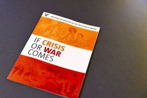 La brochure "En cas de crise ou de guerre" qui sera envoyée aux Suédois dans les prochains jours. 