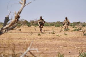 Des soldats français de l'opération Barkhane au Burkina Faso en novembre (image d'illustration) 