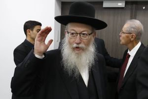 Yaacov Litzman, leader du parti Juif unifié de la Torah.