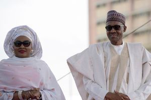 Aisha Buhari et Muhammadu Buhari.
