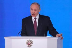 Vladimir Poutine à Moscou, le 1er mars 2018.