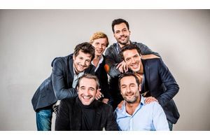  Jean Dujardin, Guillaume Canet, Alex Lutz, Laurent Lafitte, Nicolas Bedos et Gilles Lellouche.