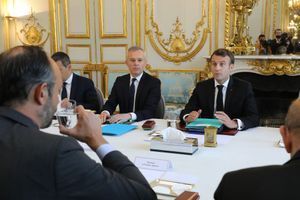 Emmanuel Macron, aux cotés de François de Rugy